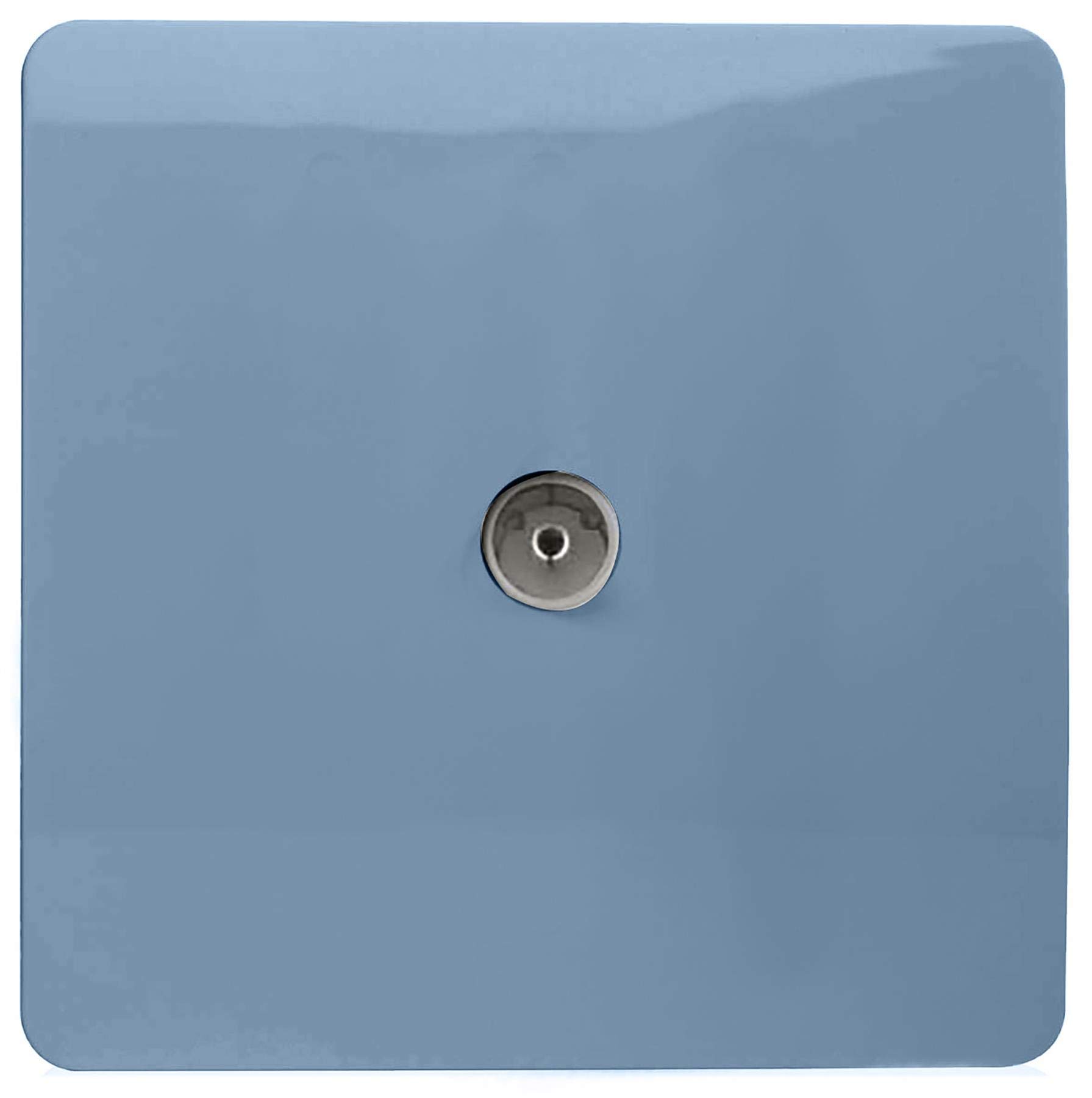 Trendi Artistic Modern Glossy Tactile TV Socket Sky