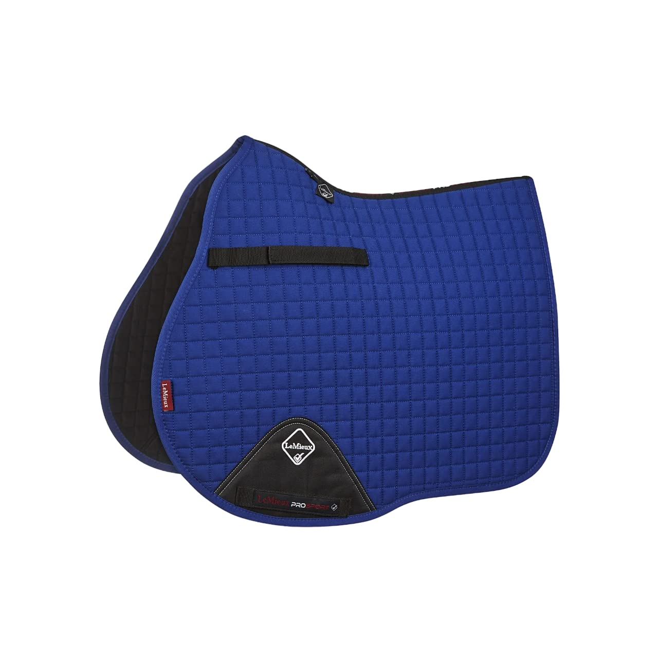 LeMieux General Purpose Cotton Square Saddle Pad - English Saddle Pads for Horses - Equestrian Riding Equipment and Accessories - (Benetton Blue - Large)