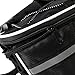GkGk Front Top Tube Bike Bag, Multifunction Bicycle Frame Pannier Bags with Rainproof Cover for Mountain Ride,Road Cycling,Phones ,Bottle of Water ,Keys ,Wallet(Black)
