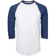 MJ Soffe Men's 3/4 Sleeve Baseball Jersey