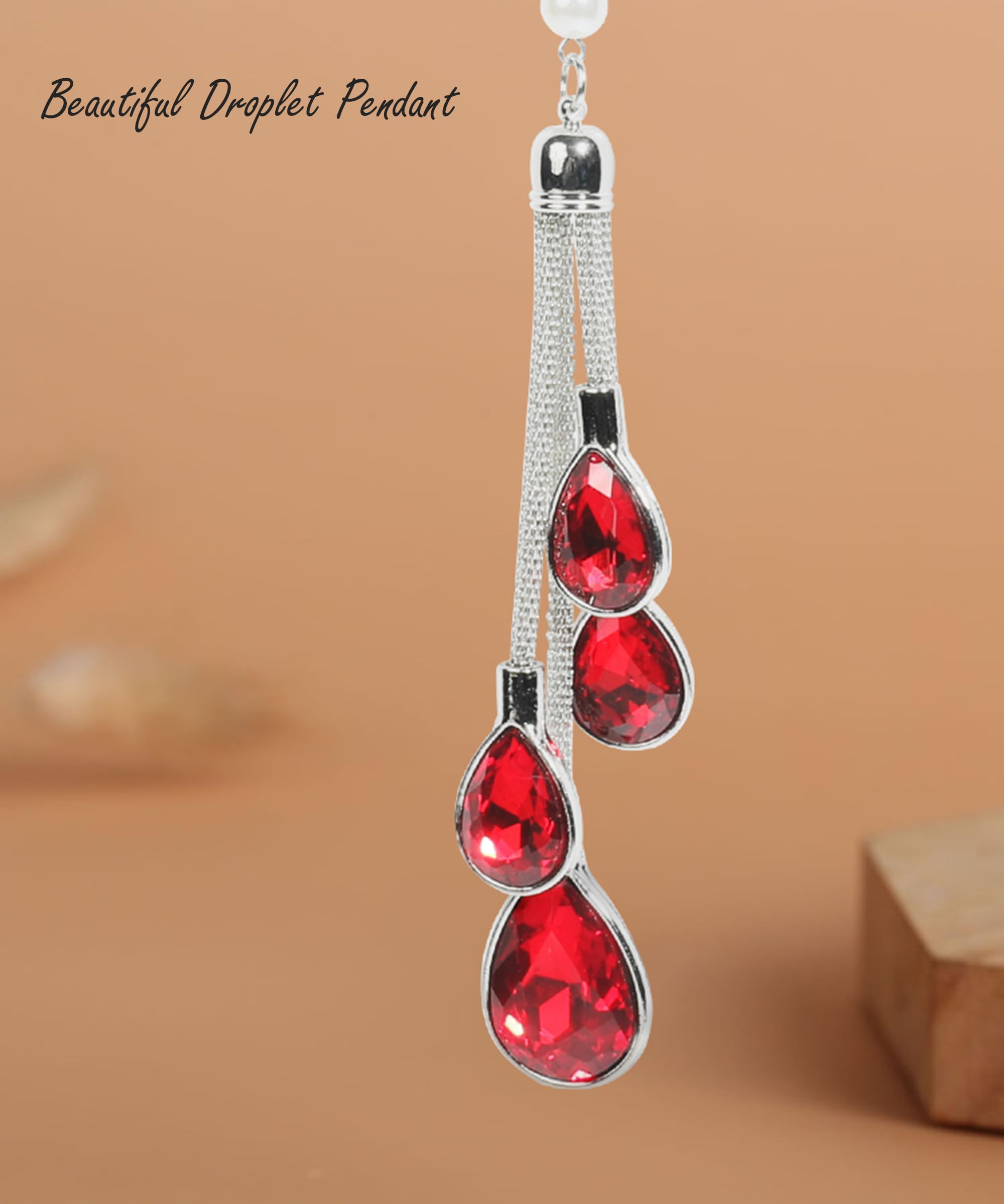 YAKEFLY 9.8 Inch Bling Heart Diamond Car Accessories,Crystal Car Rear