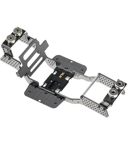 RampCrab Carbon Fiber Chassis Kit for SCX24, 7° Angled Skid, LCG