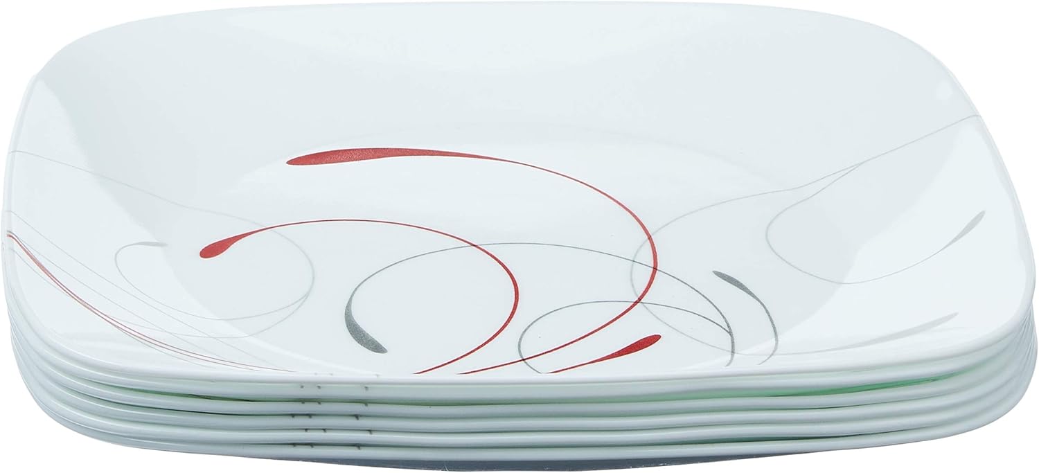  | Corelle Square Splendor 10-1/4-Inch Plate Set (6-Piece): Dinnerware Sets