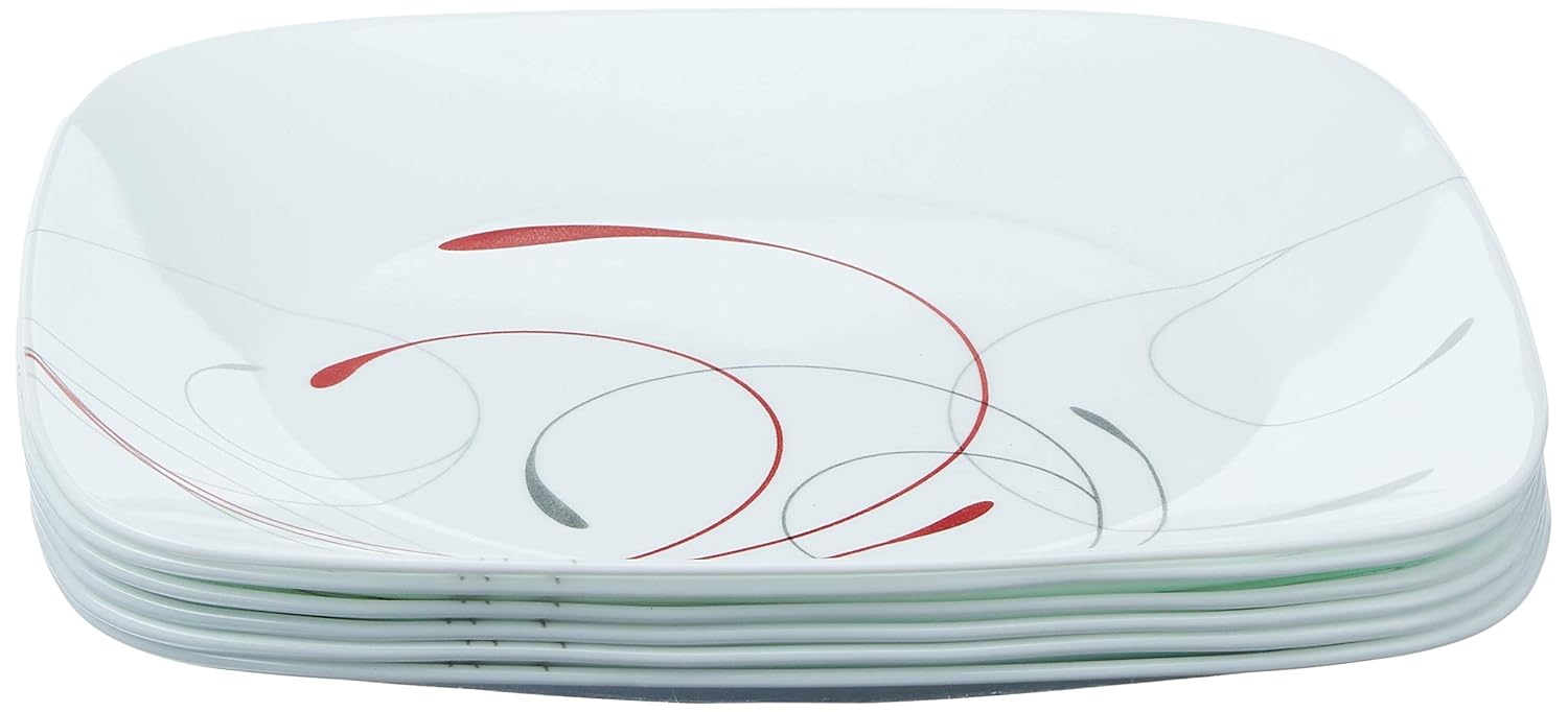 Buy Corelle Square 6Piece Dinner Plate Set, Splendor Online at Low
