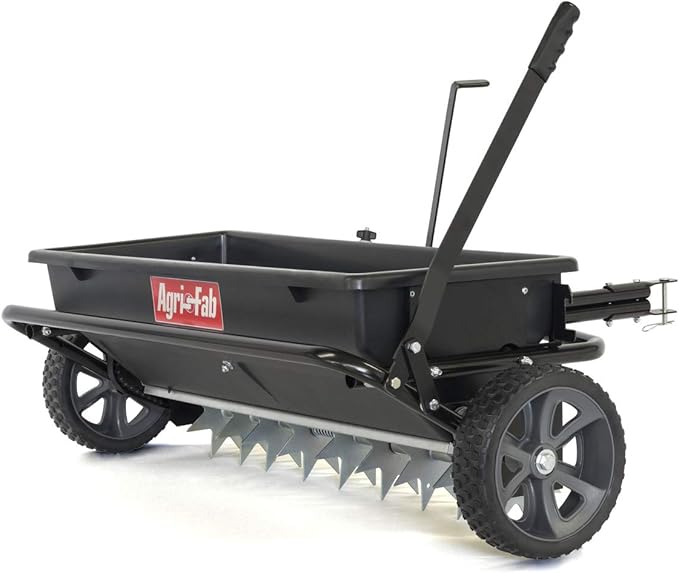 AgriFab 450543 100 lb. Tow Spiker/Seeder/Spreader, Black Amazon.co