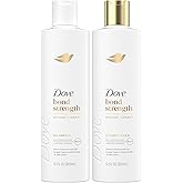 Dove Bond Strength Shampoo & Conditioner Set – Daily Strengthening Treatment for Dry, Damaged Hair, 12 Oz Ea