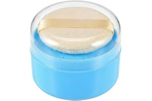 1PCS Empty Storage Body Talcum Powder Container with Sifter and Powder Puffs Make-up Loose Powder Box Case Holder for Home an