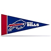 Rico Industries NFL Buffalo Bills 8-Piece 4-Inch by 9-Inch Classic Mini Pennant Décor Set