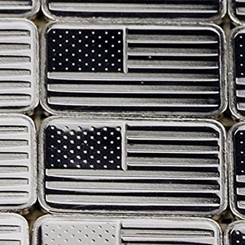 FLAG Design One Gram .999 pure Silver Bars