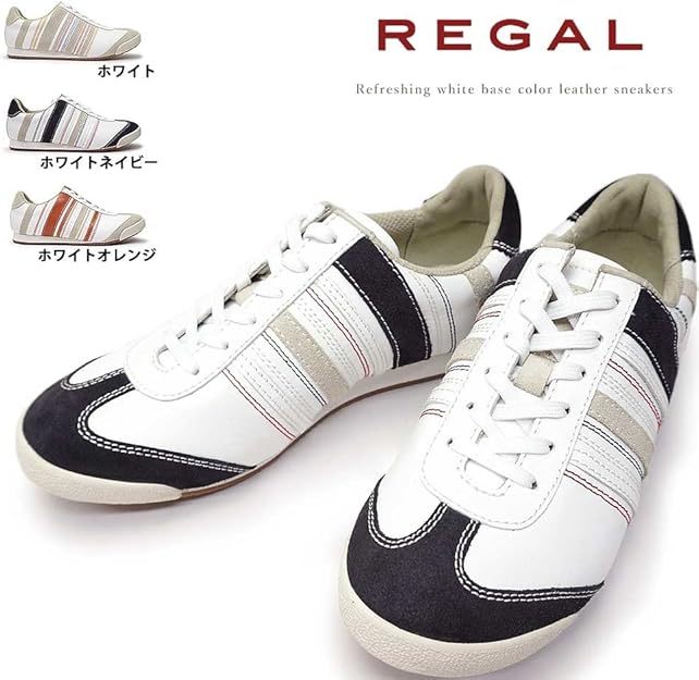 Amazon リーガル レディーススニーカー Be72 レザー カジュアルシューズ Regal リーガル レースアップ