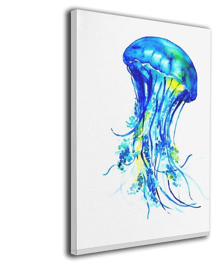 Amazon Co Jp Qn Artframe 絵 絵画 アートフレーム アート パネル クラゲ 海 動物 インテリア 壁掛け ポスター キャンバス フレーム セット Art 雑貨 飾り グッズ 完成品 プレゼント アニメ 動画 可愛い オシャレ 風景 モダン 現代 コンテンポラリー 芸術 映画