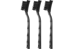 HARFINGTON 3pcs Anti-Static Cleaning Brush 16x30mm PV Plastic Conductive Bristles Anti Static ESD Brushes for Clean PCB Lapto