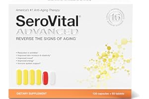 Serovital Advanced for Women - Anti-Aging Supplement for Women - HGH Supplements for Women - Skin Benefits, Energy, and Sleep - 30 Servings