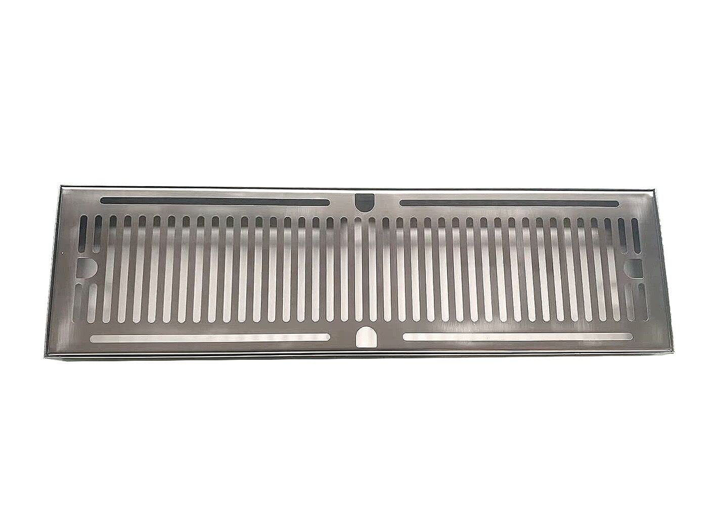 Stainless Steel Counter top 60cm drip Tray kegerator Home Brew bar Pub