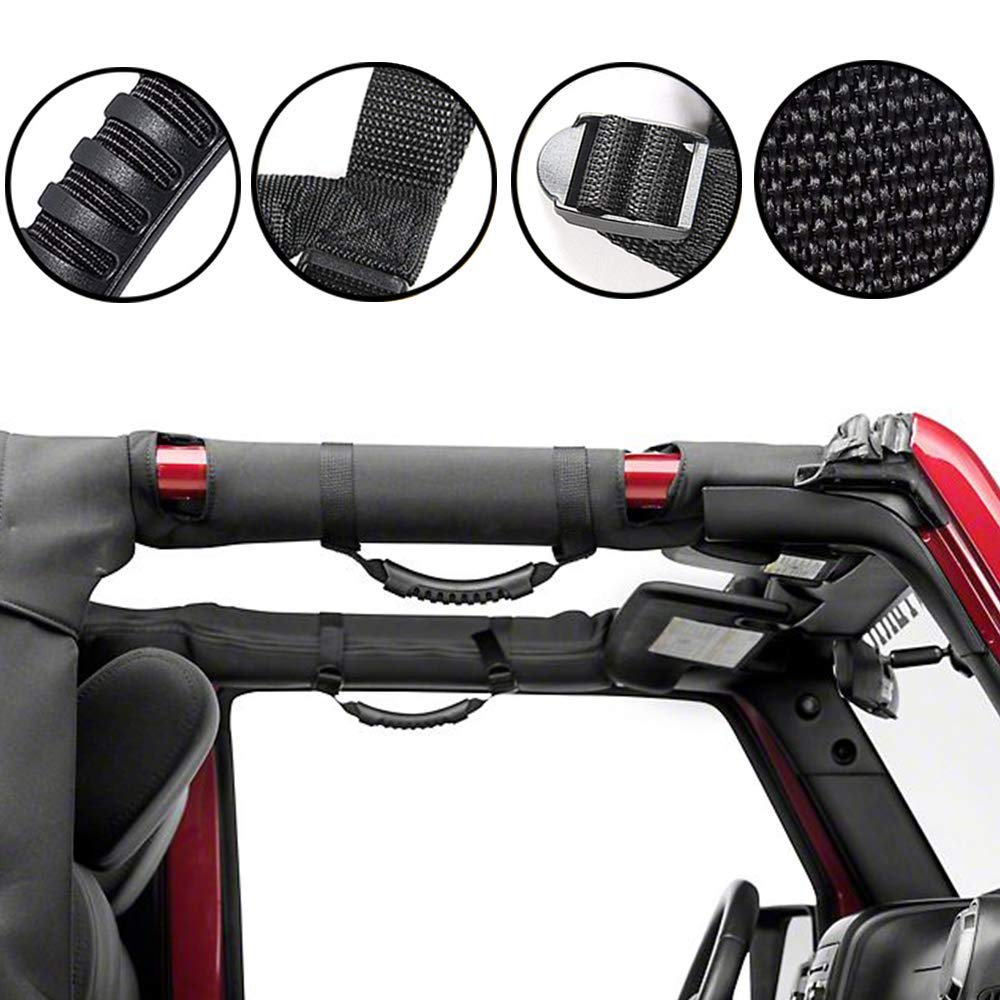 Sicherheitsgurt Griff 2er Set - Haltegriff Für Auto Kopfstützen SUV & Jeep