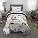 Franco Kids Bedding Comforter and Sheet Set, 4 Piece Twin Size, Justice League