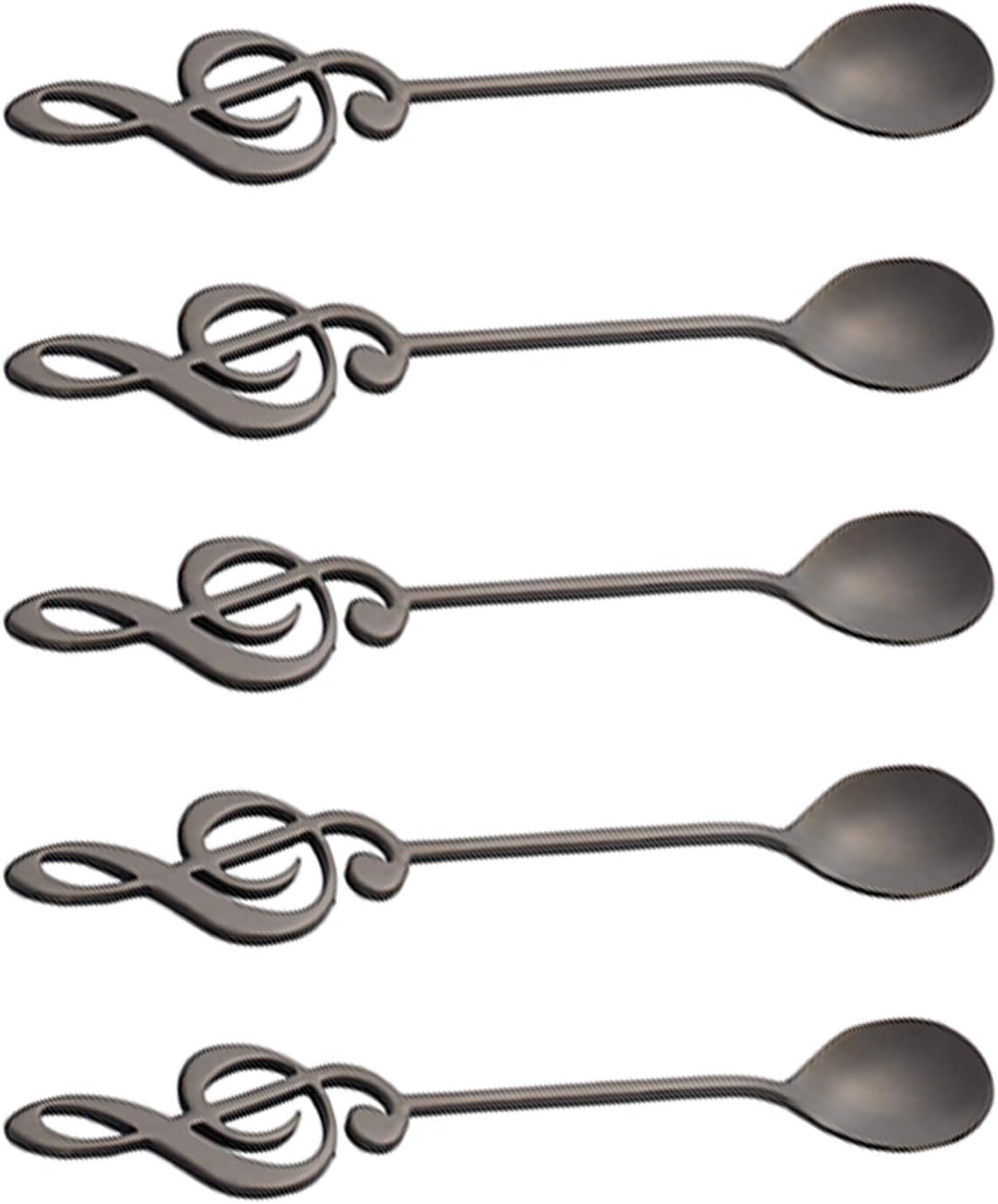 Gitarren Löffel Set - 4 Edelstahl Teelöffel In Gitarrenform