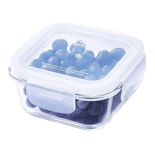 Recipiente cuadrado de cristal para almacenamiento de alimentos ...