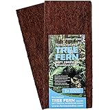Fernwood Tree Fern Panels, Large Size, 17.5" x 8", Twin Pack for Vivarium, Terrarium, Drip Walls, Pets and Substrate