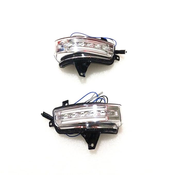 July King Rearview Mirror LED Lights, Yellow Turn Signal Lights + Width Light