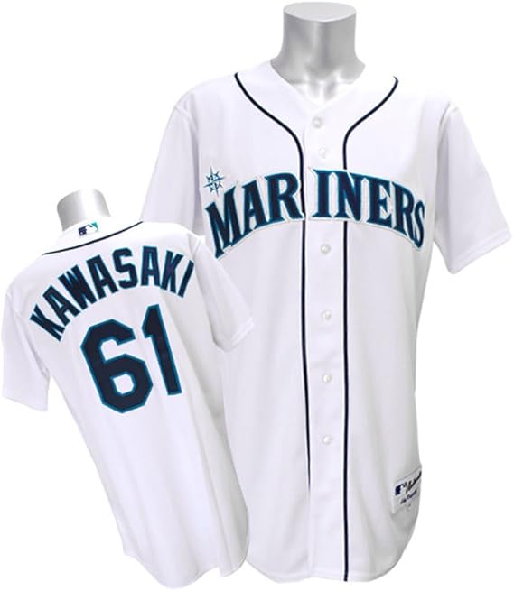 Amazon Co Jp Majestic マジェスティック Mlb マリナーズ 61 川崎宗則 Authentic Player ユニフォーム ホーム 52 Xxl 服 ファッション小物