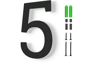 2" 3" 4" 5" 6" Stainless steel floating House Numbers, Numeros para casa exterior, Modern metal letters, For mailbox, Door, G