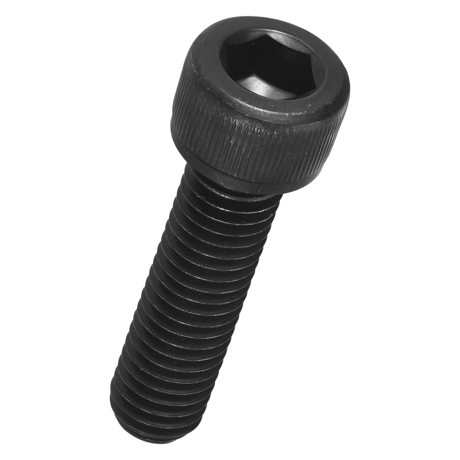 Kozelo 8pcs Socket Head Cap Screws - [M10-1.5 x 40mm] Alloy Steel Black Oxide Grade 12.9 Internal Hex Screw Full Thread for Industrial & Machinery Use, Black