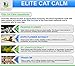 Elite Cat Calm Advanced All Natural Calming Aid Relaxant for Cats Relieves Separation Anxiety Stress