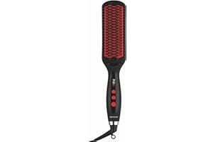 Revlon RVST2218FN1 Smoothstay XL Hair Straightening Brush - Black/Red