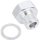 NPT Fitting Adapter Fitting Adapter NPT 0.125inch Female to Metric M12X1.5 Male Accessory Fitting Size B 12mm X 1.5