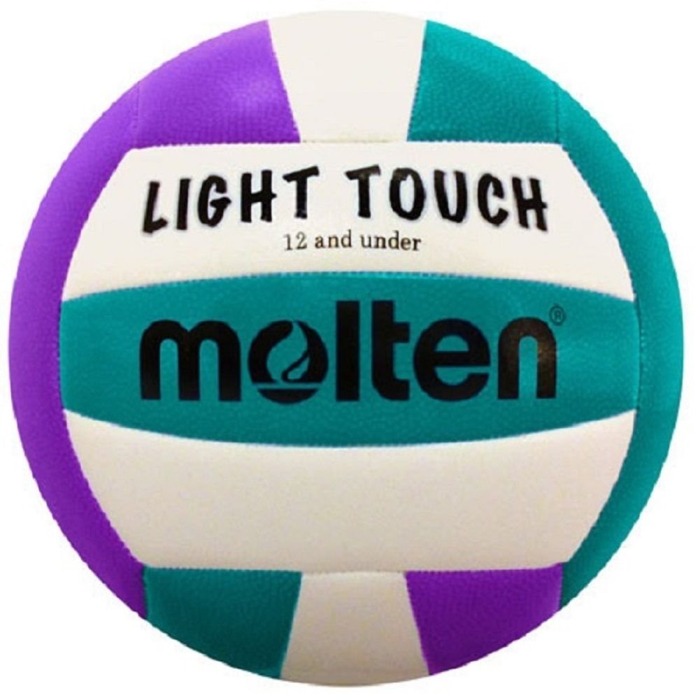 Molten MS240-3 Light Touch Volleyball, Purple/Aqua