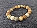 Viable Harvest 10mm Natural Stone Beaded Bracelet, Jasper Round with Reinforced Stretch Fit (Picture Stone)