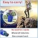 Upgraded Double Camping Hammock- with 2 Longer Ropes 15ft, Unique GIFT BOX, Tree Straps. Portable Lightweight Heavy Duty Parachute Nylon Hammocks for Yard Backpacking Travel Beach Patio, Support 600lb