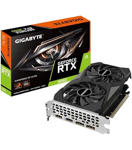 MSI GeForce RTX 3050 Ventus 2X 6G OC Gaming Graphics Card - 6GB