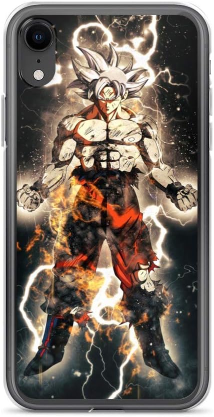 iPhone Xs Max Case Anti-Scratch Japanese Comic Transparent Cases Cover Goku Anime & Manga Graphic Novels Crystal Clear
