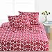 Marimekko Unikko Sheet Set, Queen, Red