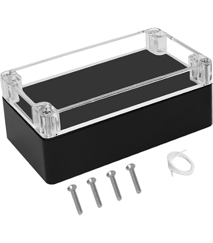 Hammond 1551NBK Black ABS Plastic Project Box - Inches (1.38