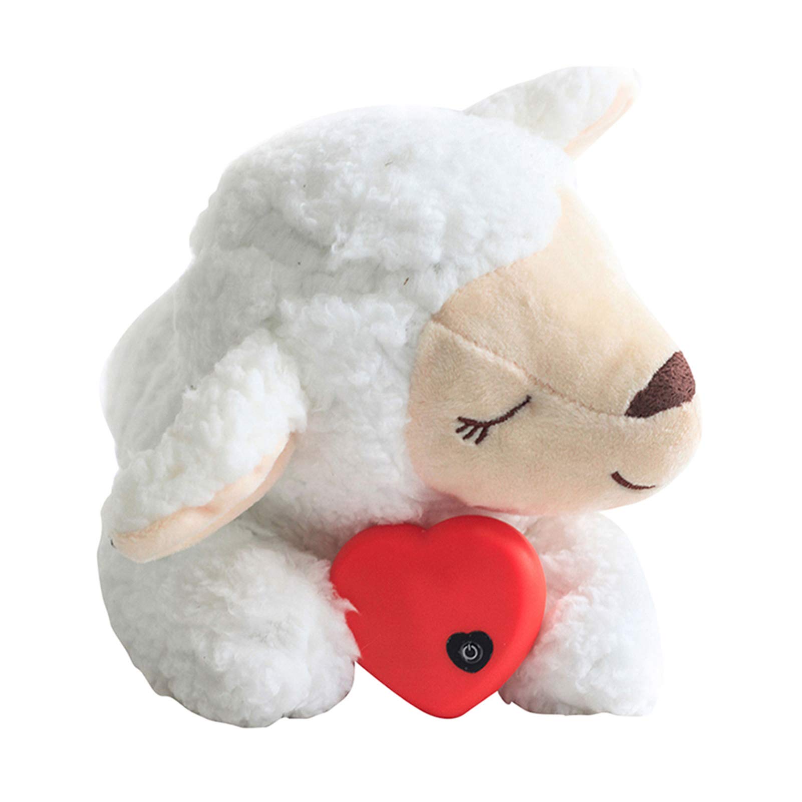 Heartbeat Plush Toy for Pet, Puppy Behavioral Training Aid Toy Snuggle Plush Toy Anxiety Relief Sleep Aid Plush Toy for Smart Dogs Cats