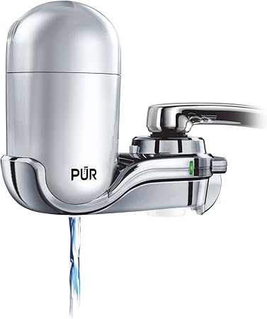Pur Fm 4100b 3 Stage Vertical Faucet Water Filter System Gray