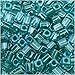Miyuki 4mm Glass Cube Beads Silver Lined Aqua #2638 10 Grams