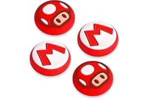 oqpa 4Pcs for Nintendo Switch Thumb Grips Cute Cartoon Anime Design Kawaii 3D Silicone Joystick Caps Joycon Controller Button Covers for Nintendo Switch/OLED/Switch Lite for Boys Girls Kids Teens Mogu