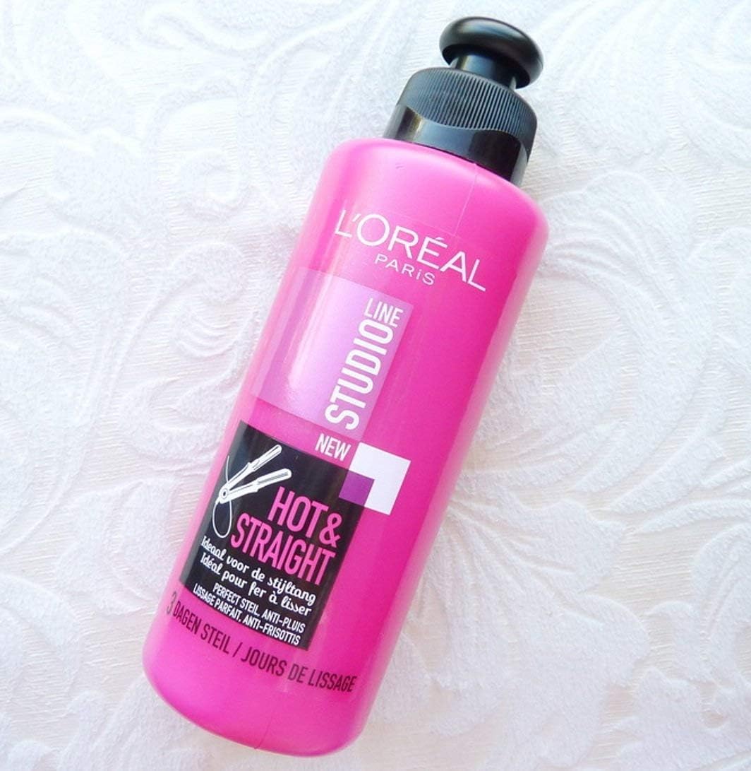 Glamorous Mart - L'Oréal Paris Studio line Hot & Straight, Gladmakende Crème, Crème Lissante 200ml