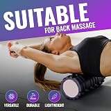 1ABOVE Foam Roller Deep Tissue Massage 33x14cm Black Fitness Physio view 3