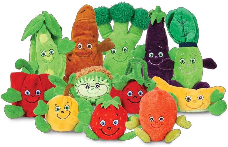 Fruit and Veggie Plush Toys-Healthy 