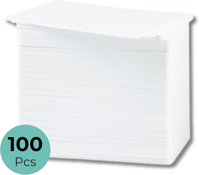 Double Dragon 100 Premium White PVC CR80 30mil ID Cards 86x54mm Pack