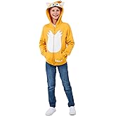 Bioworld Sonic the Hedgehog Tails Cosplay Youth Boy Zip-Up Hoodie With Ears