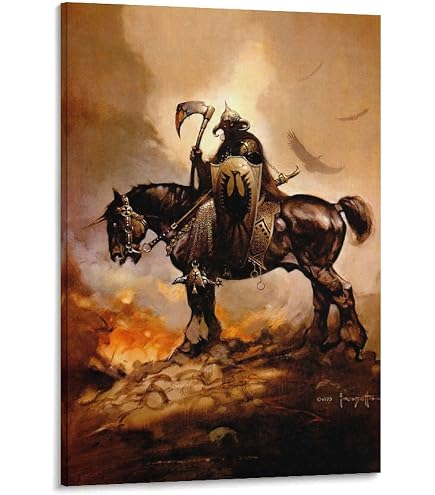 Amazon.com: Laminated Viking Warriors Beer Advertisement by Frank