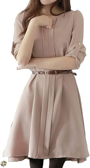 ひょうていレディースワンピース 大きいサイズ有 01 668 オリジナルチャーム付シュシュセット ワンピース チュニック 通販 Amazon