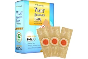 Samsali Wart Remover Pads, Highly Potent Wart Removal Treatment, All New Premium High Efficacy Wart Remover Pads, 42 Wart Remover Pads