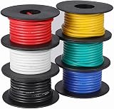 TUOFENG 16AWG Silicone Wire 33 ft 2 Conductor Parallel Black Red Tin Copper view 4